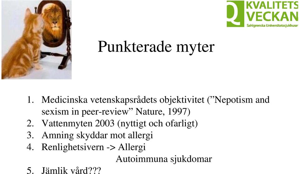 in peer-review Nature, 1997) 2.
