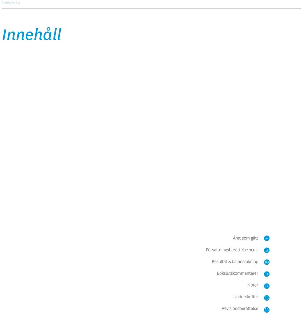 balansräkning Bokslutskommentarer Noter
