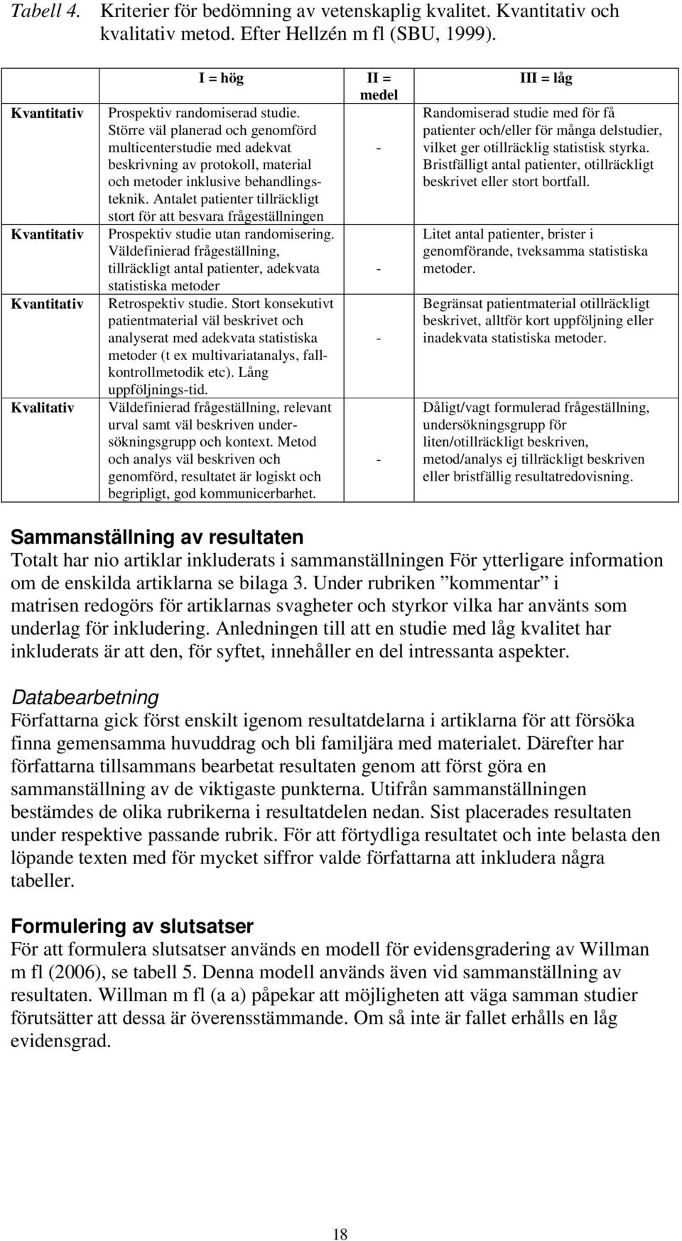 Större väl planerad och genomförd multicenterstudie med adekvat - beskrivning av protokoll, material och metoder inklusive behandlingsteknik.