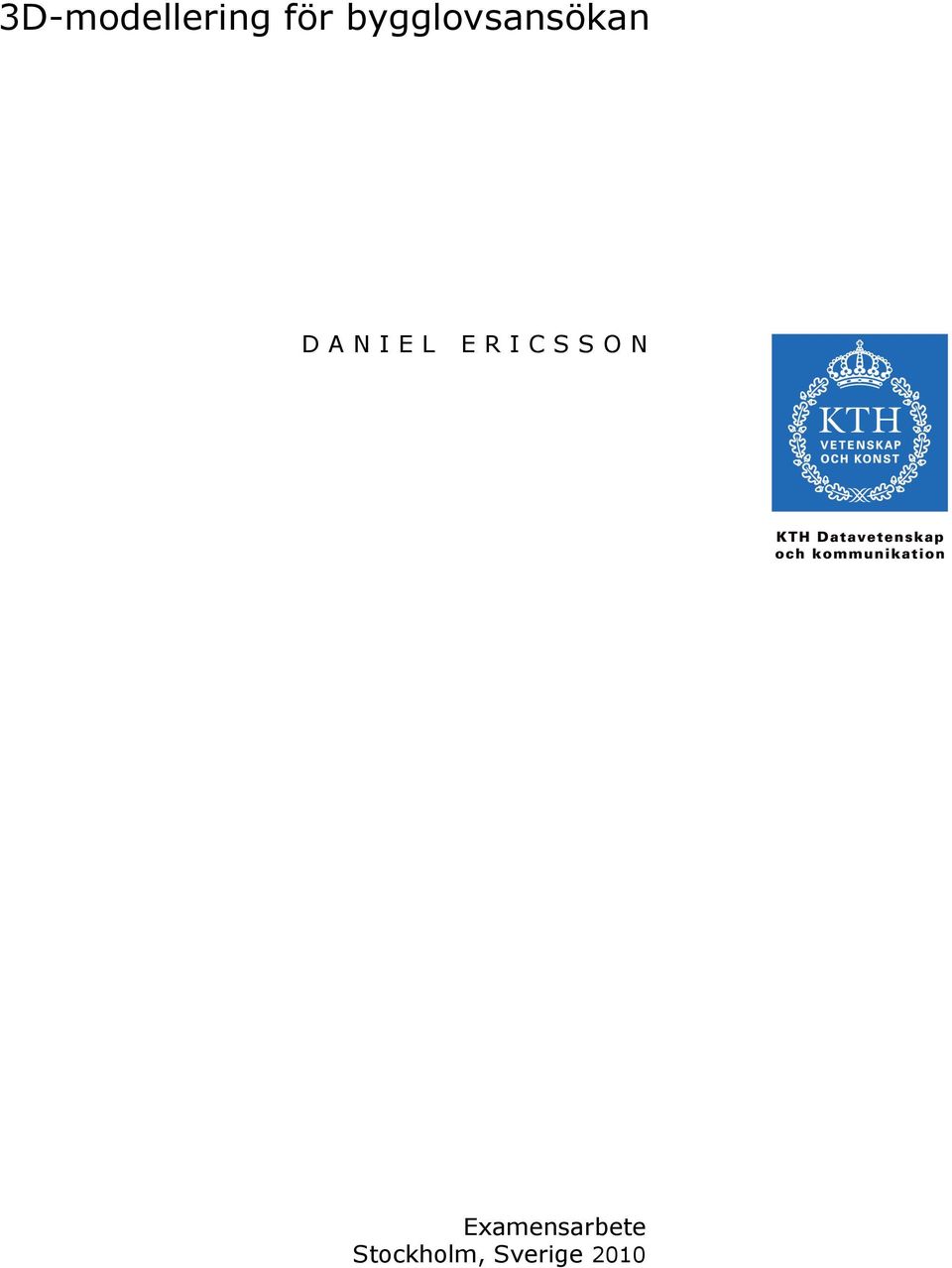 DANIEL ERICSSON