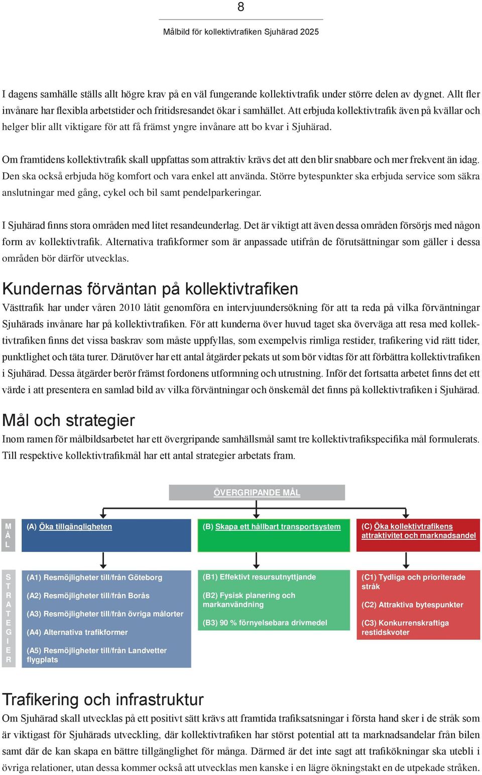 Om framtidens kollektivtrafik skall uppfattas som attraktiv krävs det att den blir snabbare och mer frekvent än idag. Den ska också erbjuda hög komfort och vara enkel att använda.