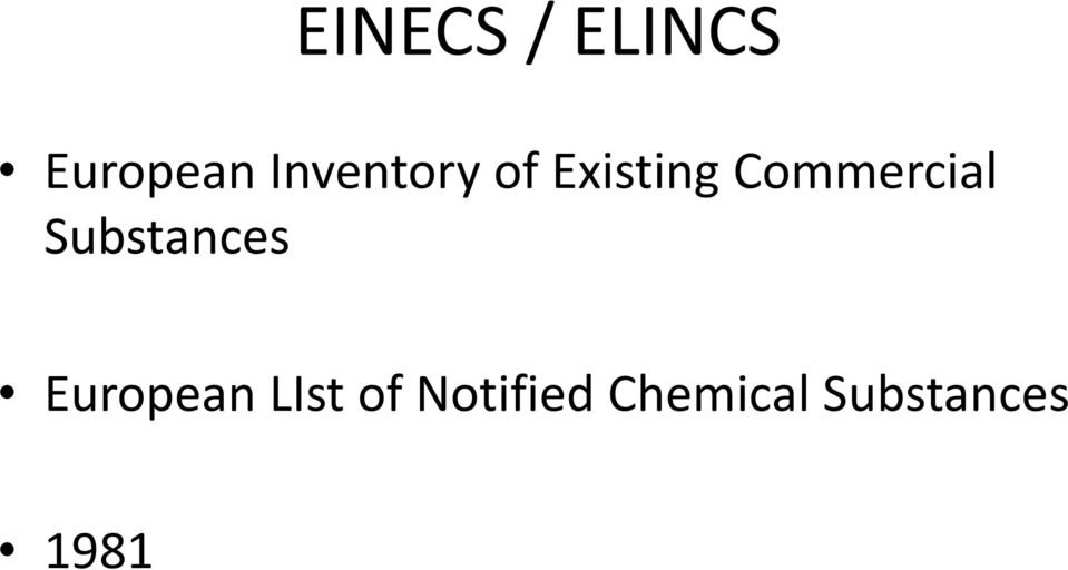 Commercial Substances