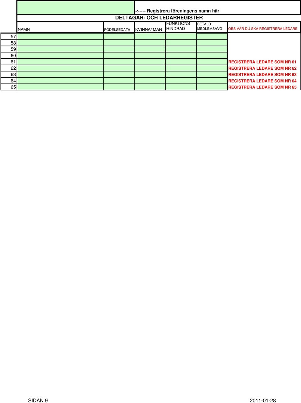 59 60 61 REGISTRERA LEDARE SOM NR 61 62 REGISTRERA LEDARE SOM NR 62 63 REGISTRERA