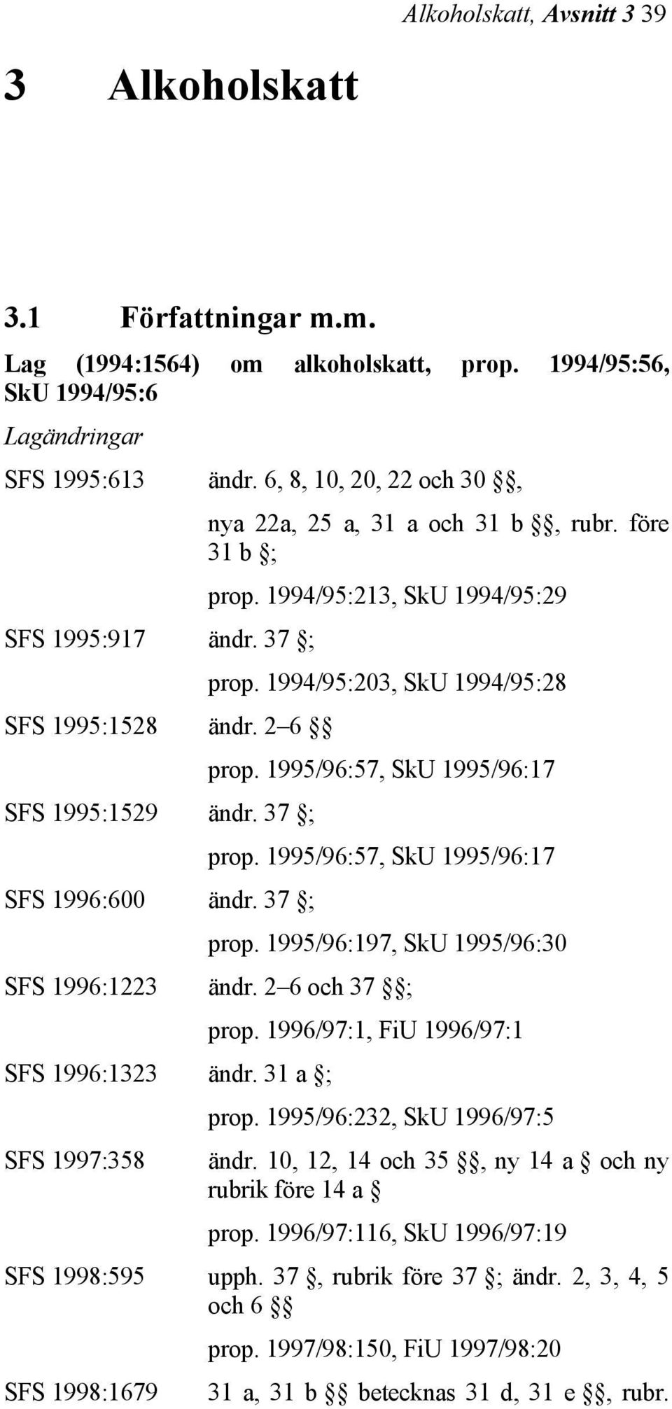 1995/96:57, SkU 1995/96:17 SFS 1995:1529 ändr. 37 ; prop. 1995/96:57, SkU 1995/96:17 SFS 1996:600 ändr. 37 ; prop. 1995/96:197, SkU 1995/96:30 SFS 1996:1223 ändr. 2 6 och 37 ; prop.