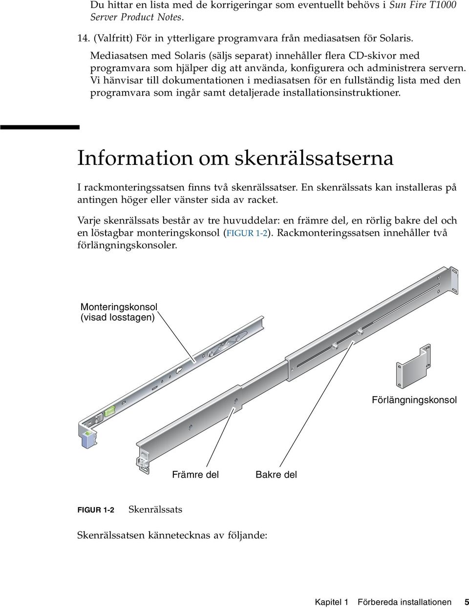 Vi hänvisar till dokumentationen i mediasatsen för en fullständig lista med den programvara som ingår samt detaljerade installationsinstruktioner.