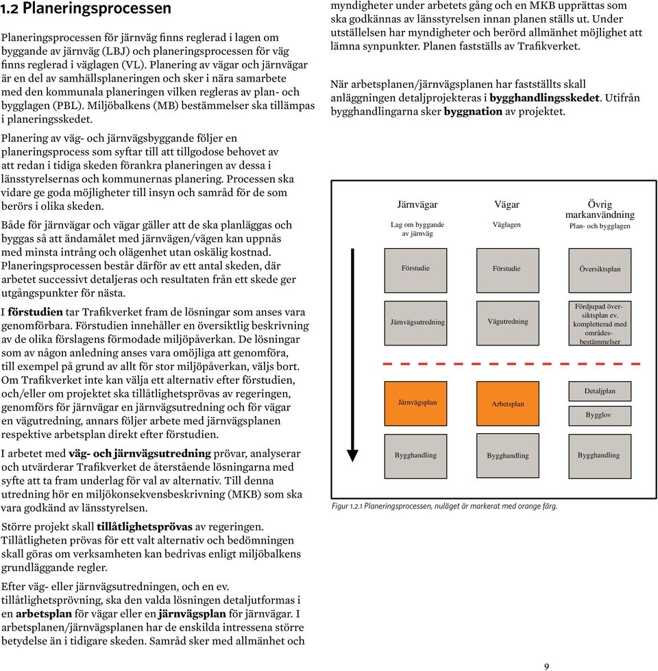 Miljöbalkens (MB) bestämmelser ska tillämpas i planeringsskedet.