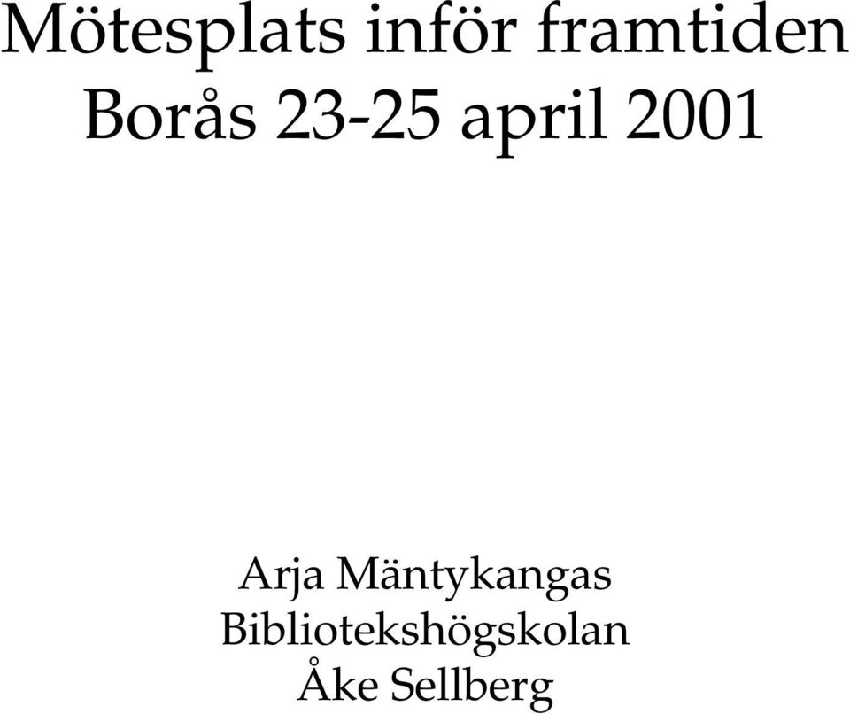 april 2001 Arja