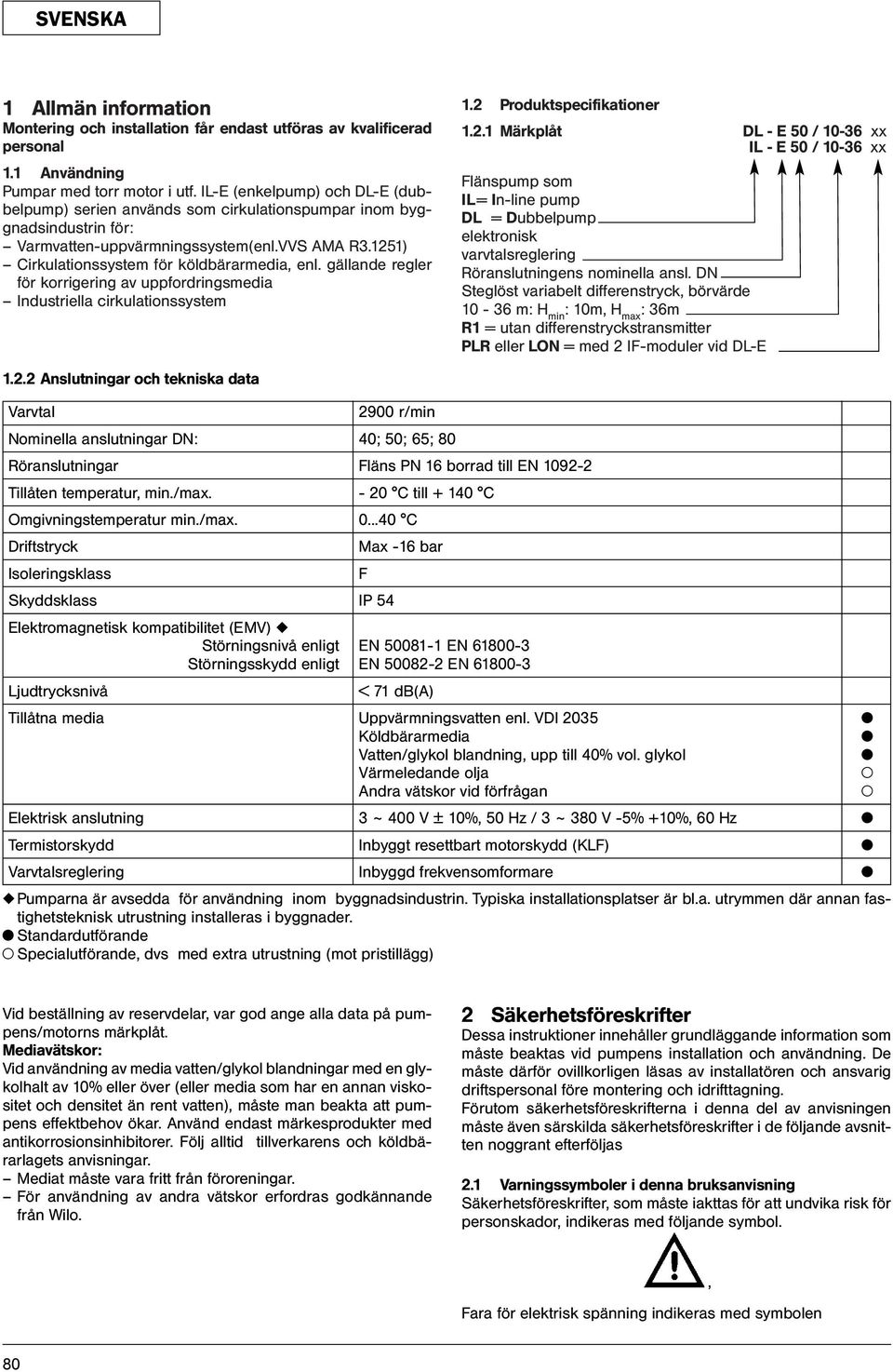 gällande regler för korrigering av uppfordringsmedia Industriella cirkulationssystem 1.2 