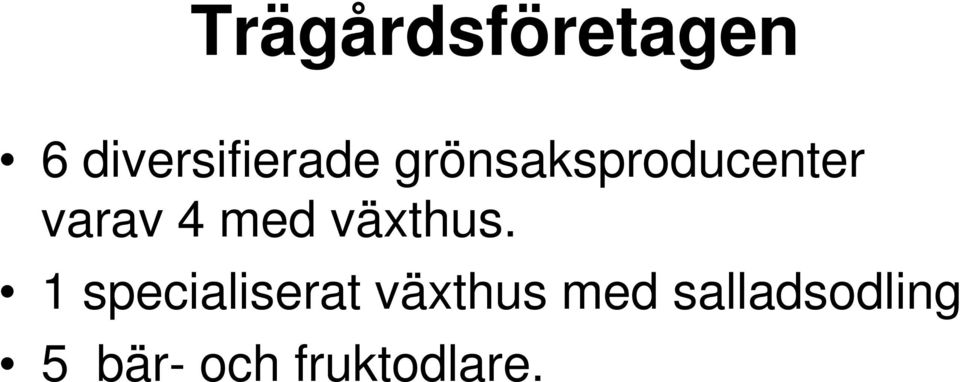 växthus.