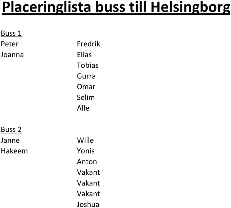 Buss 2 Janne Hakeem Fredrik Elias