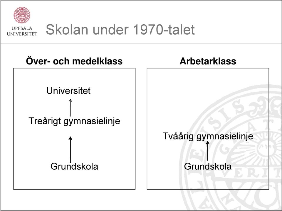 Universitet Treårigt