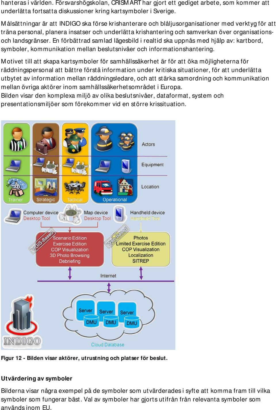 landsgränser. En förbättrad samlad lägesbild i realtid ska uppnås med hjälp av: kartbord, symboler, kommunikation mellan beslutsnivåer och informationshantering.