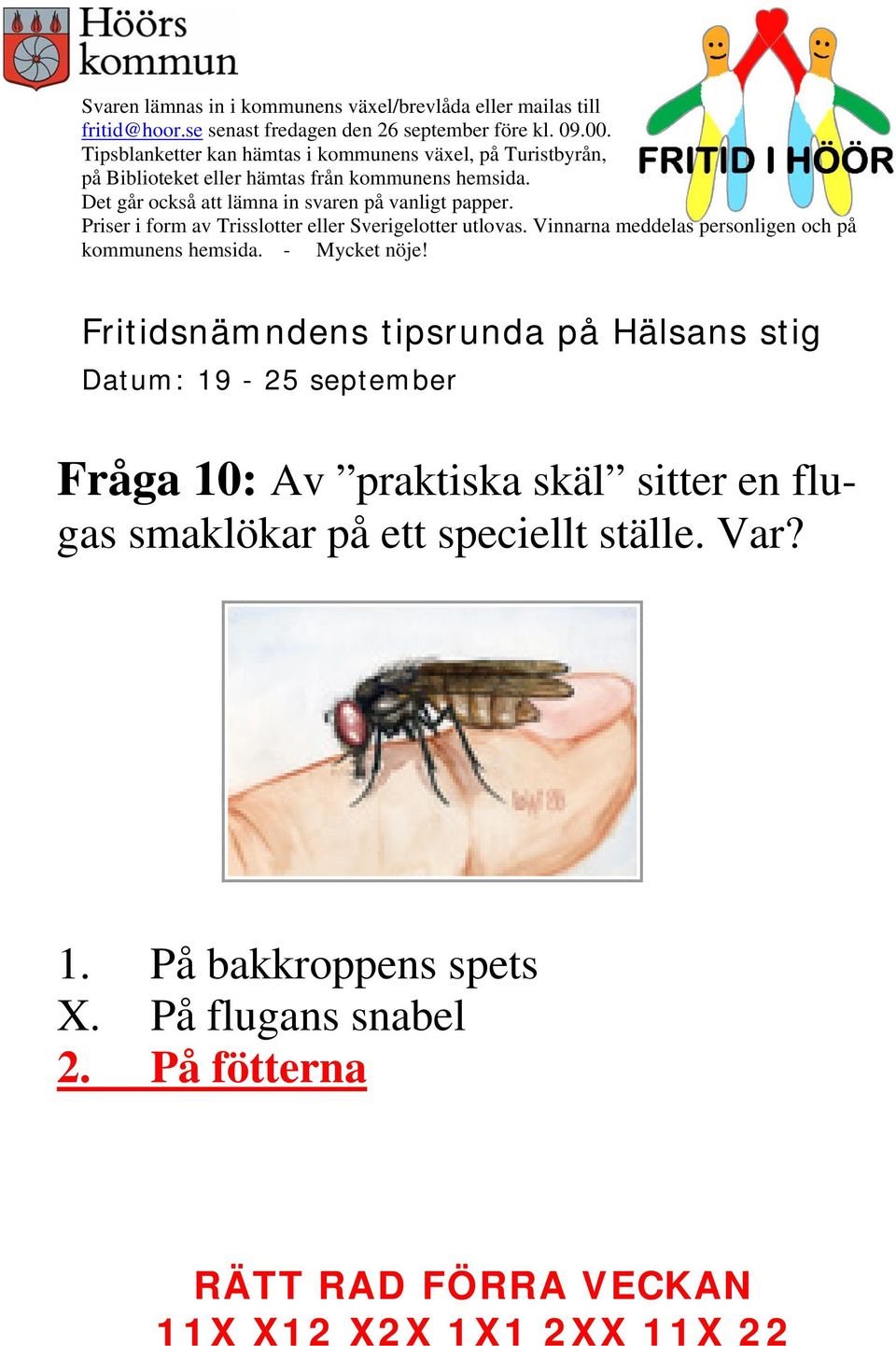 speciellt ställe. Var? 1.