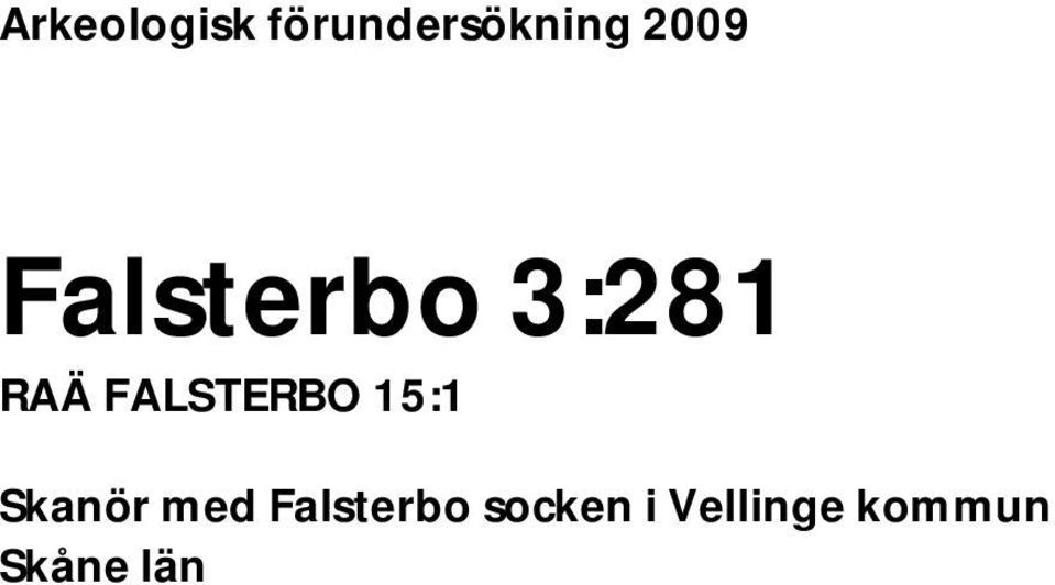 FALSTERBO 15:1 Skanör med