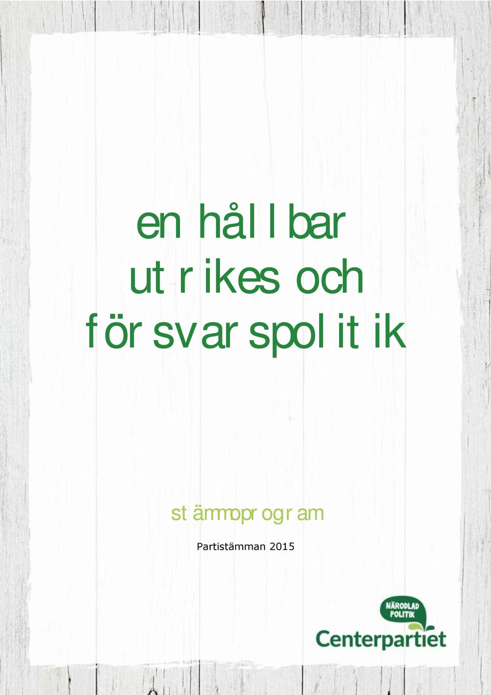 försvarspolitik