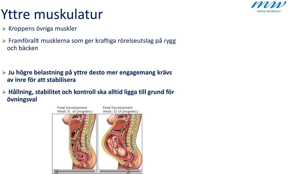 yttre desto mer engagemang krävs av inre för att stabilisera