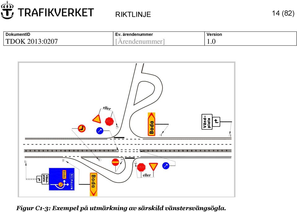 Exempel på utmärkning