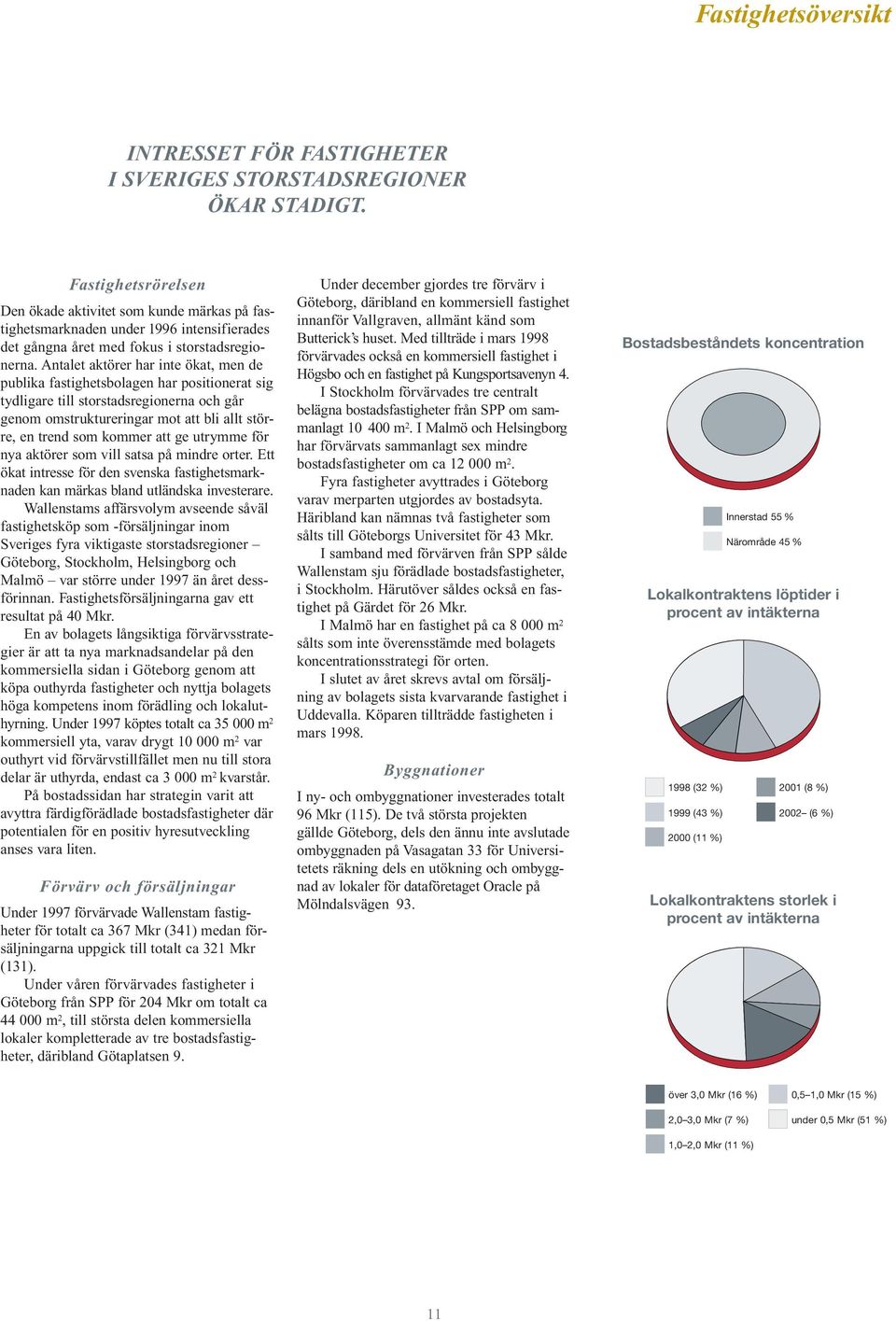 Antalet aktörer har inte ökat, men de publika fastighetsbolagen har positionerat sig tydligare till storstadsregionerna och går genom omstruktureringar mot att bli allt större, en trend som kommer