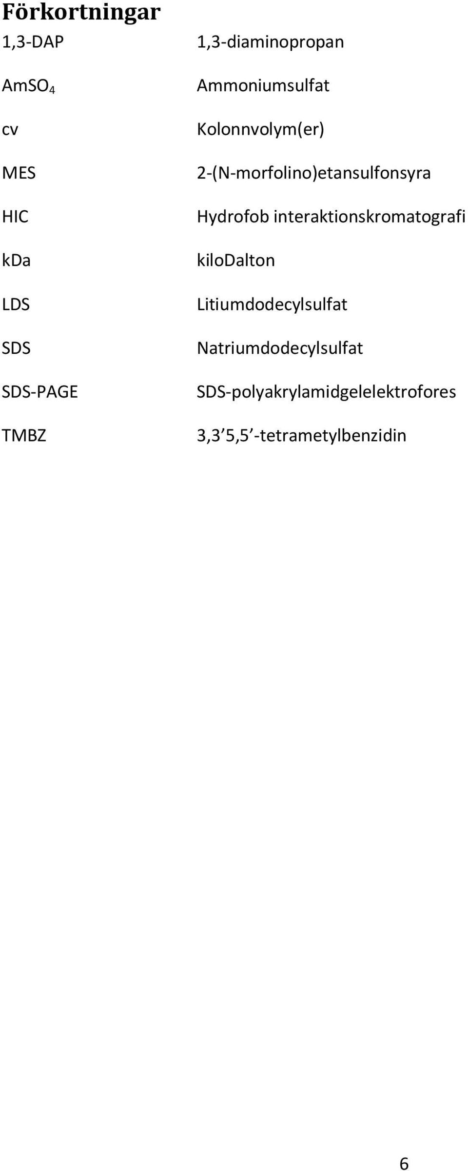 2-(N-morfolino)etansulfonsyra Hydrofob interaktionskromatografi