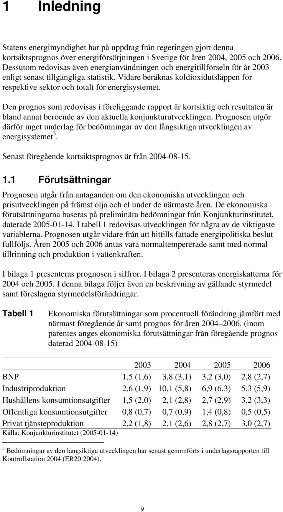 Vidare beräknas koldioxidutsläppen för respektive sektor och totalt för energisystemet.