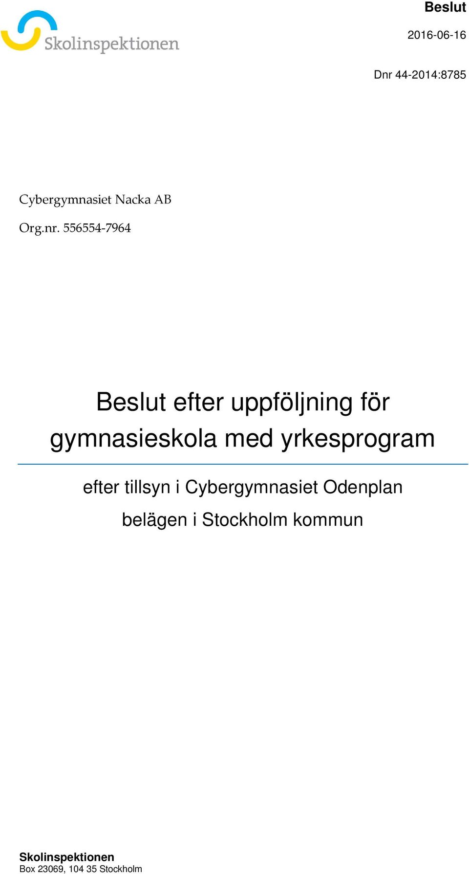 gymnasieskola med yrkesprogram efter