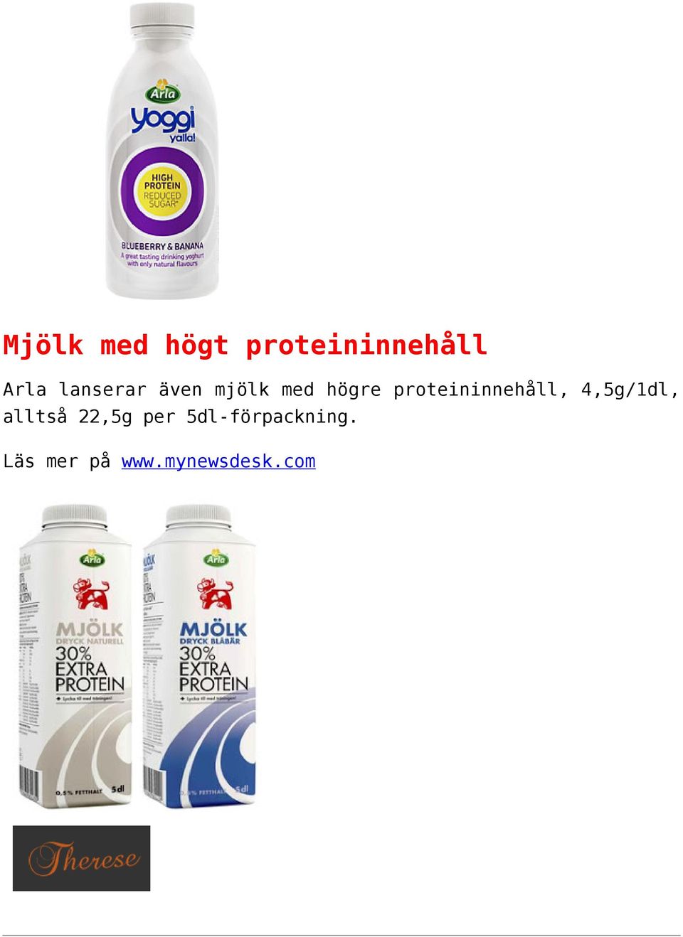 proteininnehåll, 4,5g/1dl, alltså