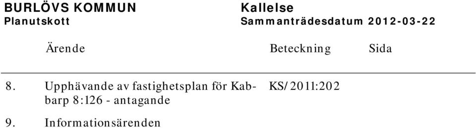 för Kabbarp 8:126 - antagande