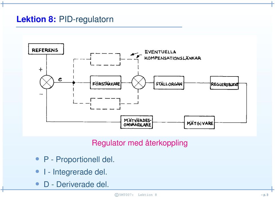 del. I - Integrerade del.