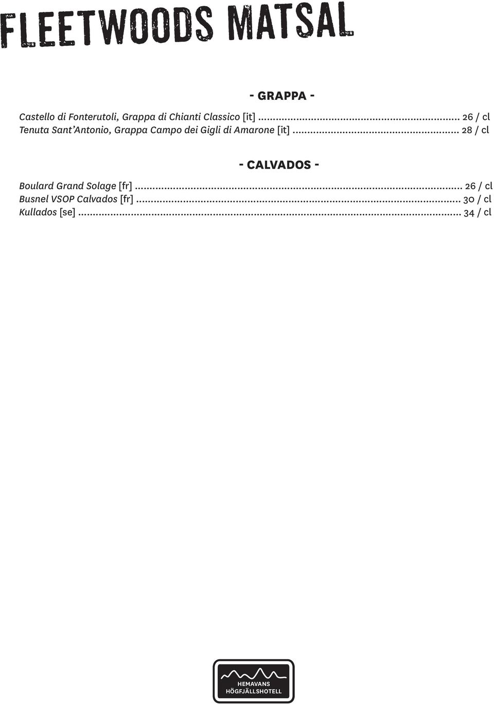 Amarone [it]... 28 / cl - CALVADOS - Boulard Grand Solage [fr].