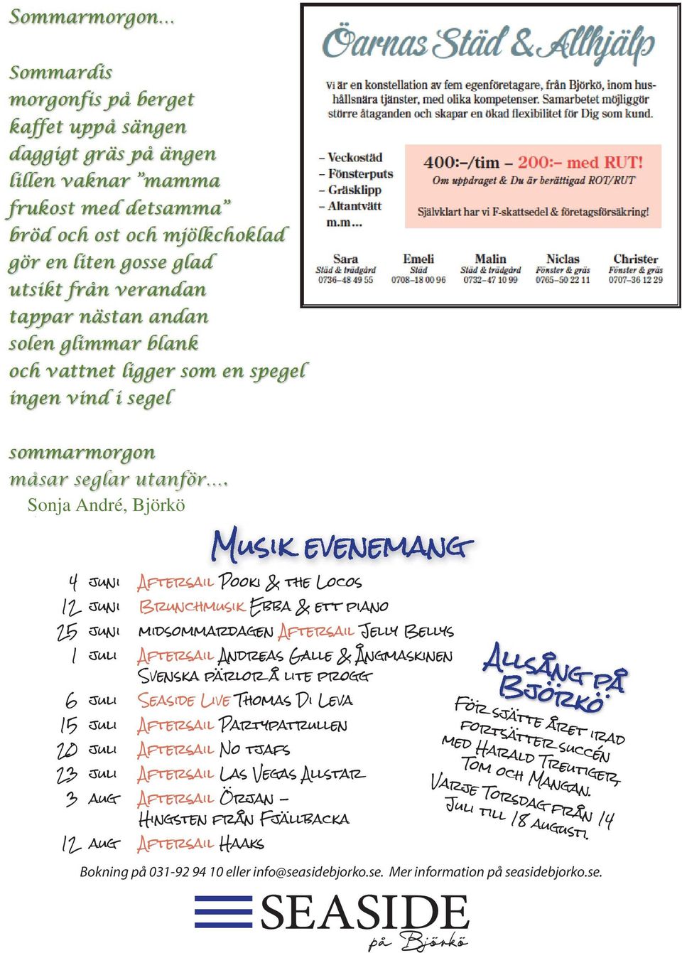 nästan andan solen glimmar blank och vattnet ligger som en spegel ingen vind i segel sommarmorgon måsar