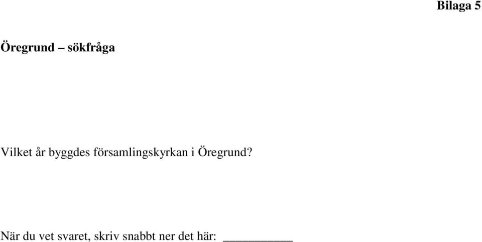 församlingskyrkan i Öregrund?