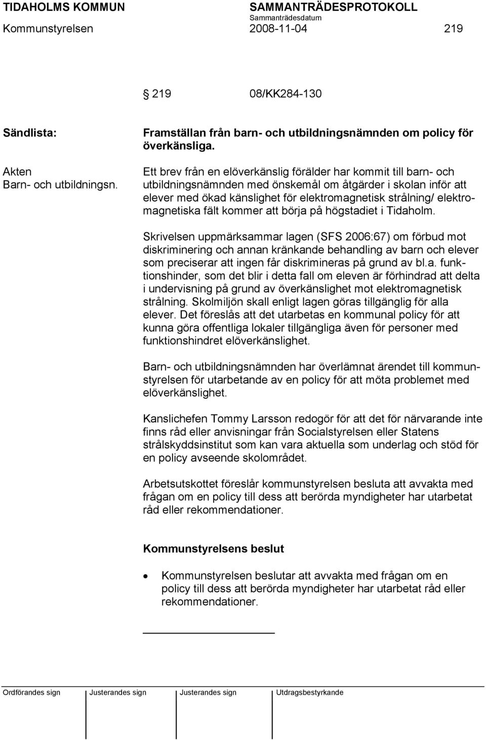 elektromagnetiska fält kommer att börja på högstadiet i Tidaholm.