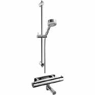 Blandare med duschset TAPWELL BAD EVM022 + RT105-90 Krom badkarsblandare cc 160 mm 700 kr/st TVM2200-160 ED2 Black chrome, rund takdusch för badkar cc 160 mm.