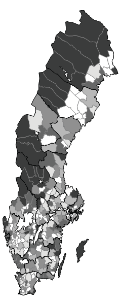 sysselsättningsandel Kommunen har en mindre andel sysselsatta i småskalig livsmedelsförädling