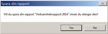 Manual ASI- Net-Statistik 2014-10-16 17 Namnge din nya rapport: Ställ in dina nya villkor i fönstret. Klicka på Klar. Vänta under tiden programmet arbetar!