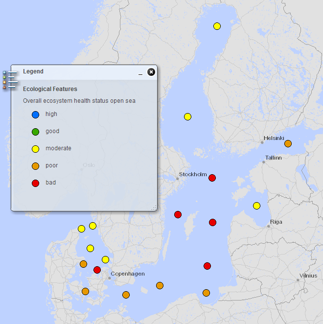 Östersjöns ekologiska status och fiskbestånd (uppgift om geografisk information) Tidsåtgång: 30 45 min För vem: gymnasiet (i lättare version också högstadiet) Var: (data)klassen När: året runt