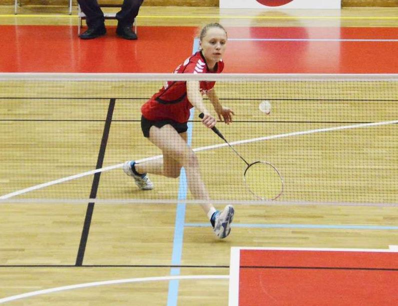 Olivia Wänglund Bergsåkers Badmintonklubb 1:a singel - Skånska Internationella Ungdomsspelen 2015 Sweden Junior Tour