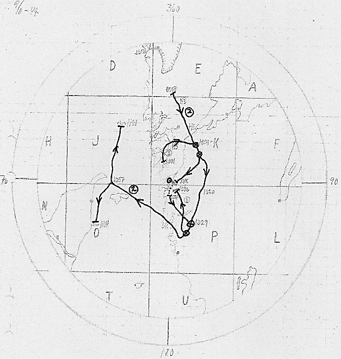 Flygväg ring 5 är transportflygplanets route Ring 3 är transportflygplan Kontaktövning Ring 2 är transportflygplan De viktigaste erfarenheterna efter samövningen, som C E2 framför, är: ökad tillit