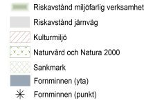 10 Lessebo kommun Hovmantorp och Lessebo stationer HOVMANTORP Bebyggelsestruktur Obebyggd mark Målpunkter Hinder och hänsyn Hovmantorp kännetecknas av många medelstora och små företag och av närhet