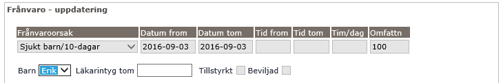 2016-09-02 Sida 17 av 18 När ska jag rapportera med kod? När du stämplar utanför flexramarna När du är frånvarande del av dag. OBS! Hel dag rapporteras via Frånvaro.