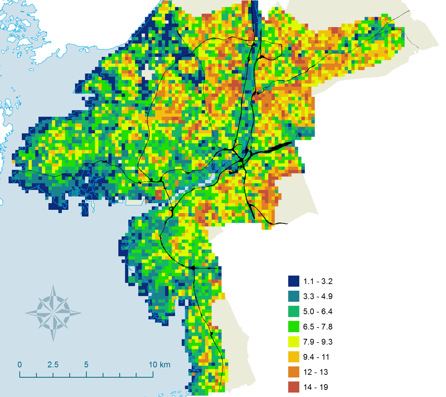 Vegetation medelhöjd Vegetation > 1m Lindberg F, Johansson L, Thorsson