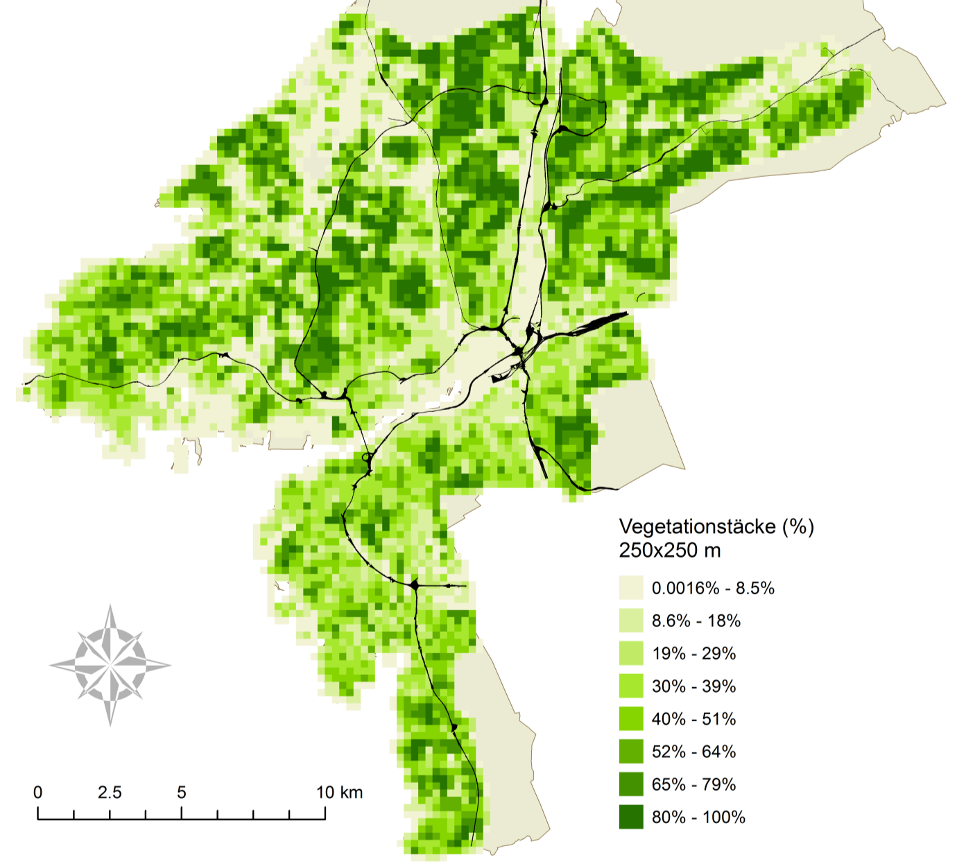 Vegetationstäcke Vegetation > 1m Lindberg F, Johansson L, Thorsson S