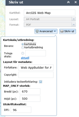 -Advanced Här anges värden för mer specifika behov av utskriften. Du kan t.ex.