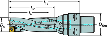 BORRNIN CoroDrill 880 CoroDrill 880 3 x D c Borrdiameter 12,00 43,00 mm (0,472 1,693 tum) Coromant Capto ROT - SW D c 12,00 13,99 mm (0,472 0,550 tum) κ r 79 D c 14,00 43,00 mm (0,551 1,693 tum) κ r