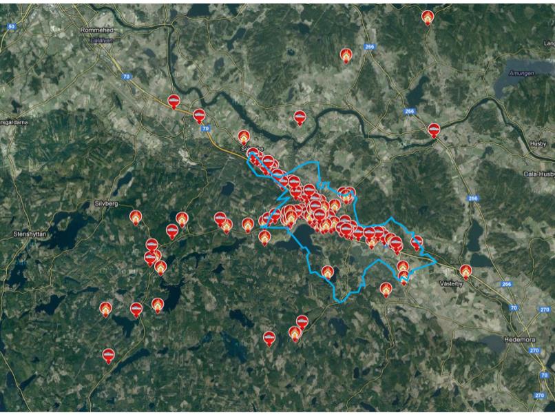 2.2. Förklaring deltidsstationsbladen En sida med fakta finns för varje deltidsstation Nuvarande bemanning Anger nuvarande bemanning Föreslagen neddragning Anger ev.