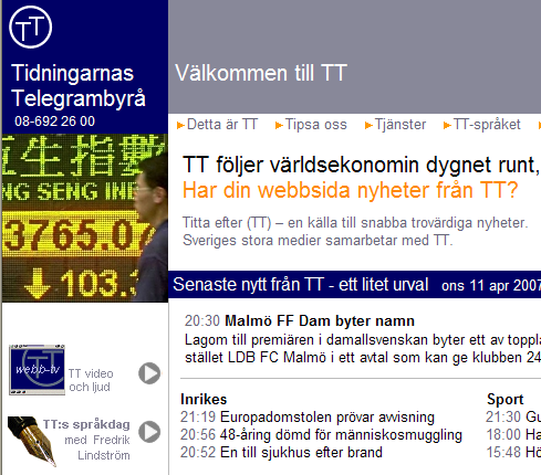 Navigation i praktiken Varje enskild sida skall kunna svara på: Vad är det här för sajt? Vilken sida är jag på?