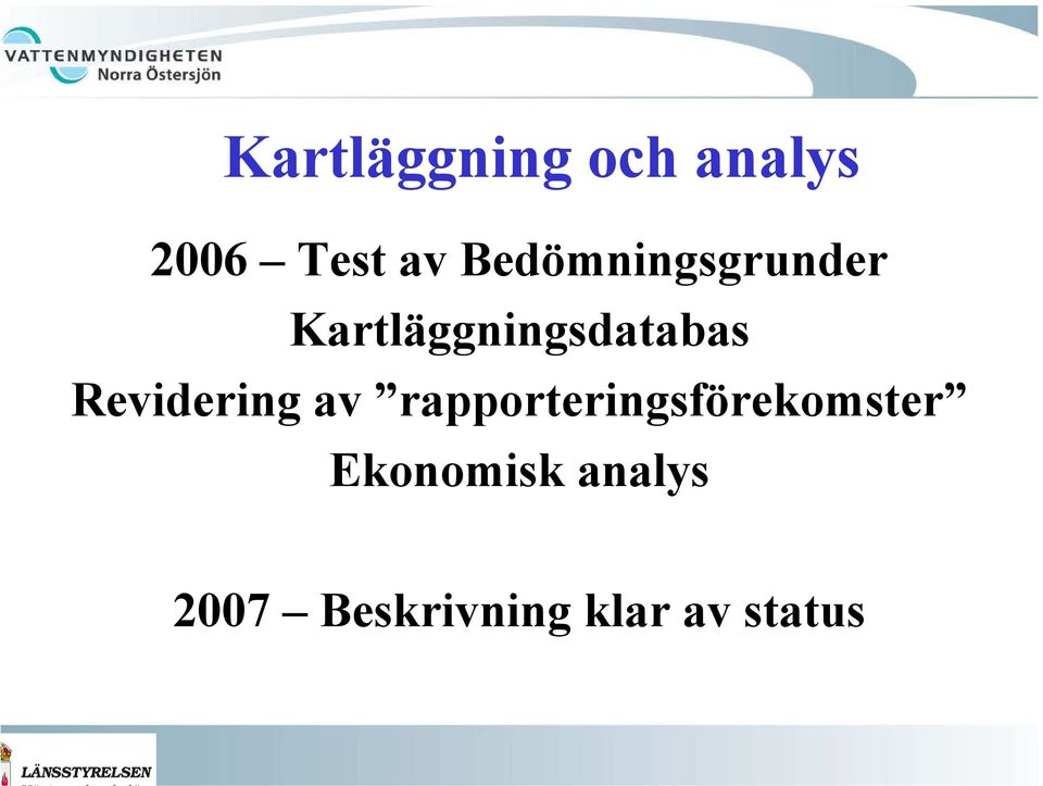 Revidering av rapporteringsförekomster