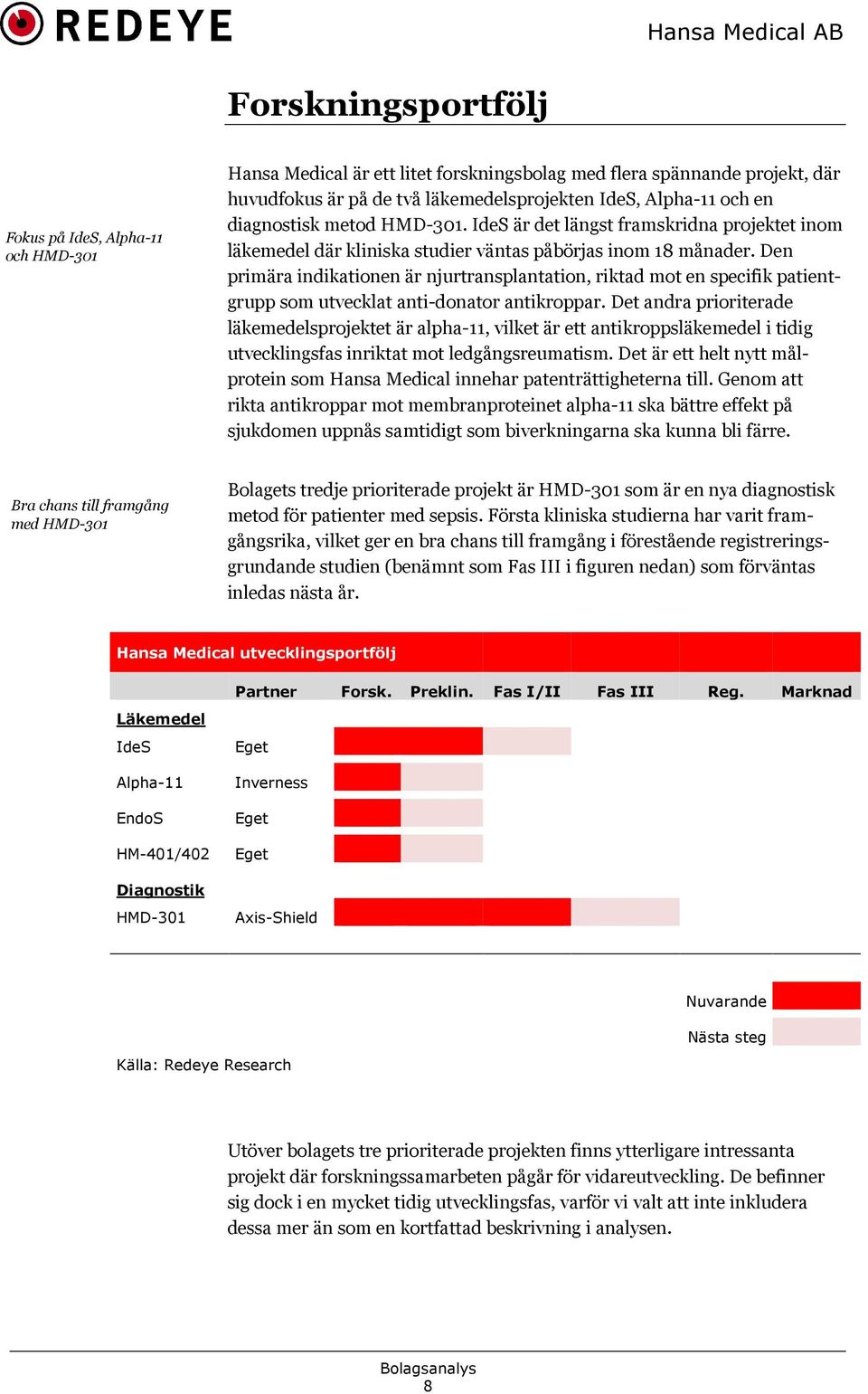 Den primära indikationen är njurtransplantation, riktad mot en specifik patientgrupp som utvecklat anti-donator antikroppar.