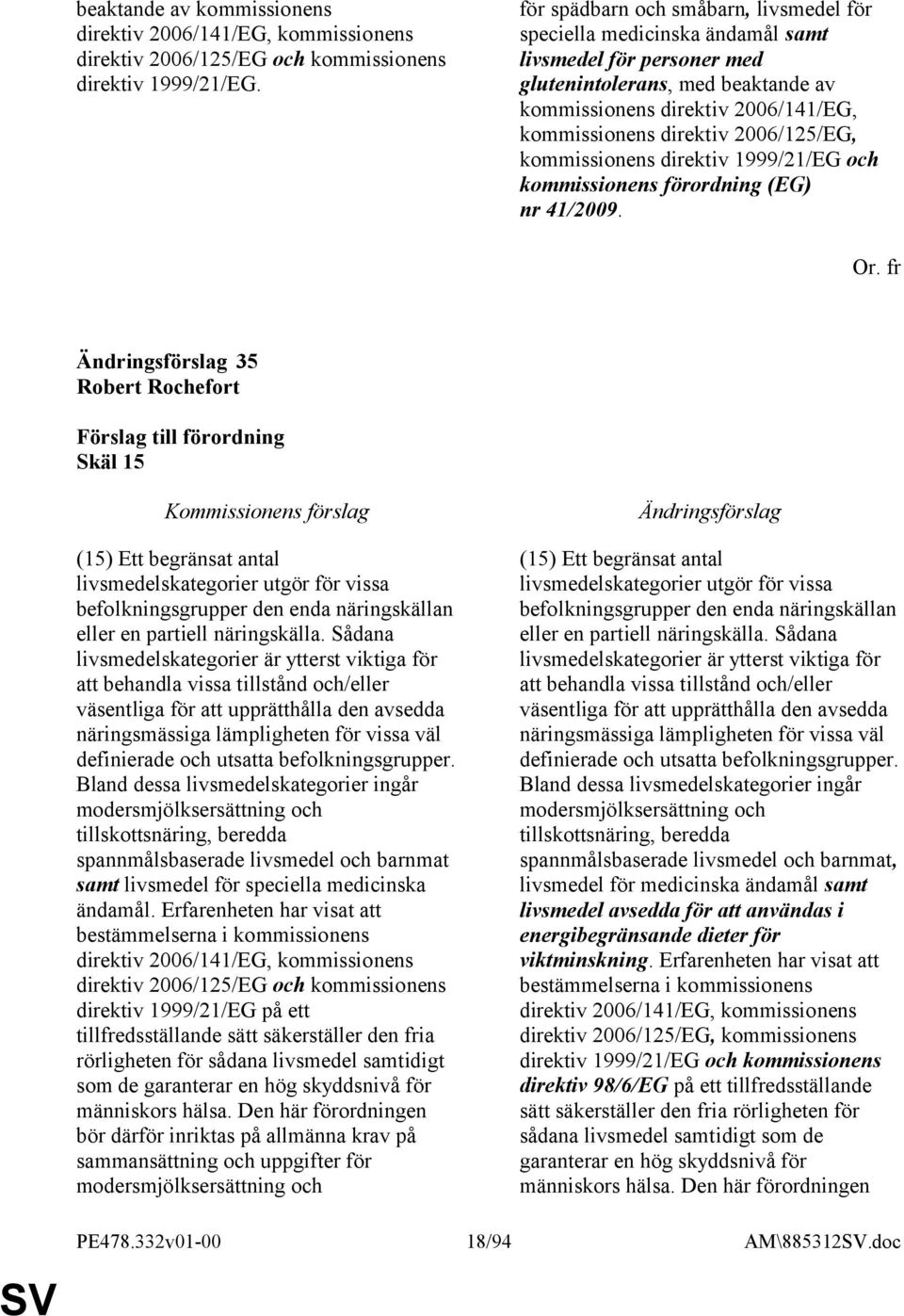 2006/125/EG, kommissionens direktiv 1999/21/EG och kommissionens förordning (EG) nr 41/2009. Or.