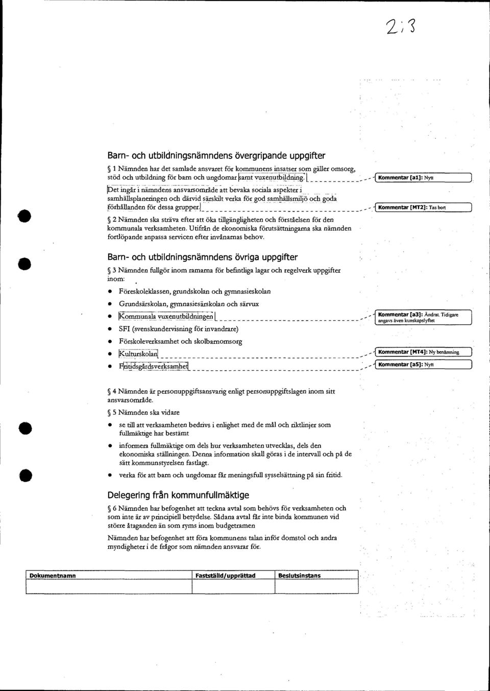 ] 2 Nämnden ska sträva efter att öka tillgängligheten och förståelsen för den kommunala verksamheten.